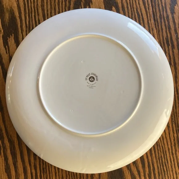 Vtg Retro Up-Beat Stoneware Orange Yellow Floral Toccata Plate Platter 12 3/4” - Picture 2 of 10